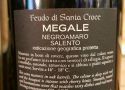 Rượu vang ý Megale NegroAmaro Salento Nhãn Đen cao cấp